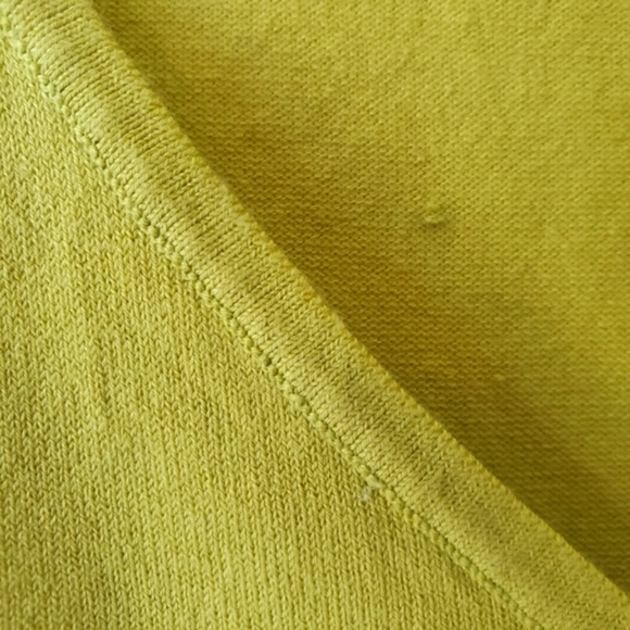 August Silk sleeveless knit cotton style top Mustard/ochre color Siz… - Picture 10 of 11